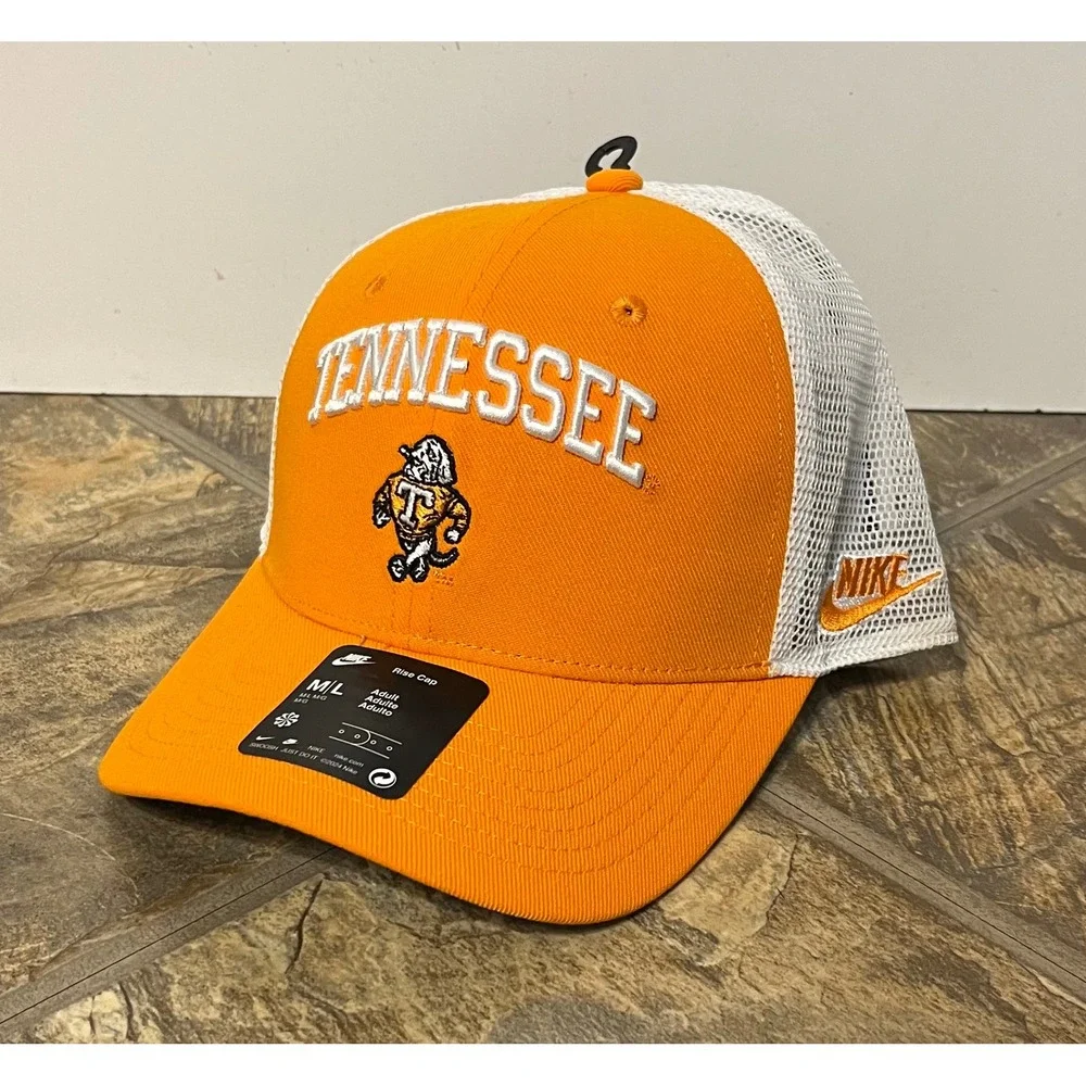 Nike Rise Cap Tennessee Volunteers Mens M/L Orange New Trucker Hat